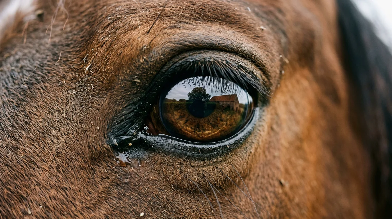 Un regard de cheval, Montrenard Équitation, Pouilly-sous-Charlieu